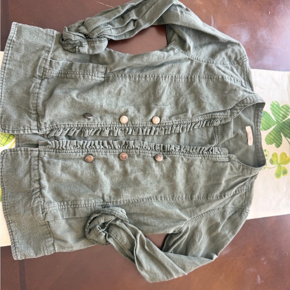 Maurices Sage Green Casual Jacket